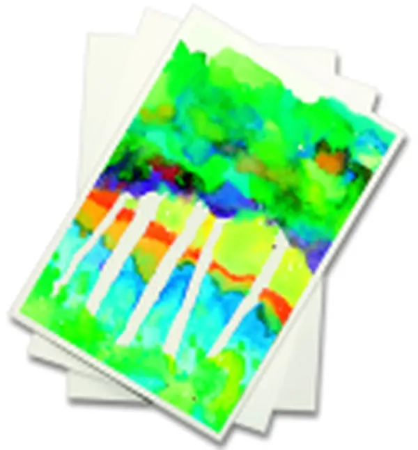 Sax Halifax Cold Press Watercolor Paper - White, 19x24 in, 90 lbs High Quality for Art Projects, 100 per Pack Office Stationery