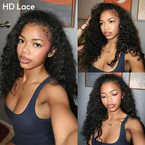 [HD Lace] Asteria Hair 13×4 Lace Front Wig Curly Wig Pre Bleached Wig Human Hair Wig
