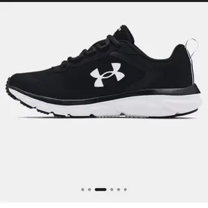 Under Armour Women's Charged Assert 9 Running Shoe - Black & White, Lightweight, Breathable, Comfortable, Durable, Ideal for Long Runs