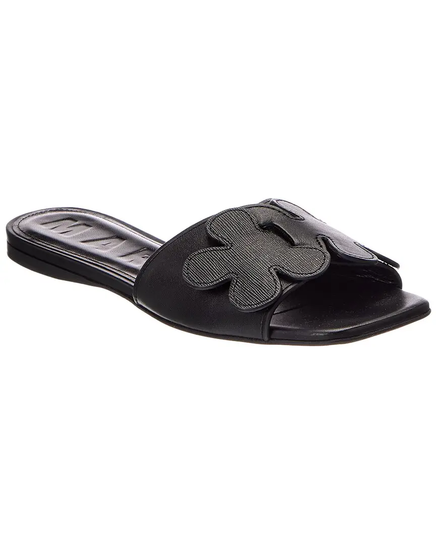Marni Marni Logo Leather Sandal