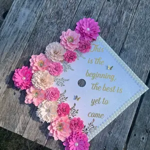Graduation cap topper