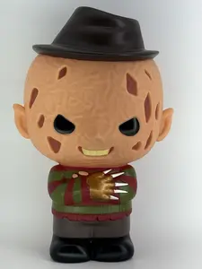 Freddy Krueger PVC Figural Coin Bank Monogram Horror 3D 8in Elm Street 6549