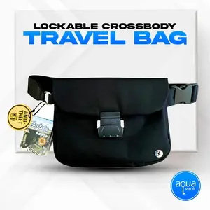 Lockable Crossbody Bag for Travel – Stylish, Secure, and Anti-Theft