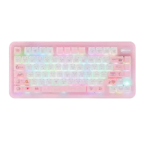 KiiBoom Phantom81 Lite Wireless 75% Gasket Mechanical Keyboard Hot-Swappable QMK&VIA Programmable thocky Tri-Mode 2.4G/BT5.0/USB-C RGB Backlights creamykeyboards gaming accessories keyboard for gaming dealsforyoudays