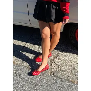 Bailarina Stud Flats in Red