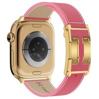 Pink  Band +Gold Buckle