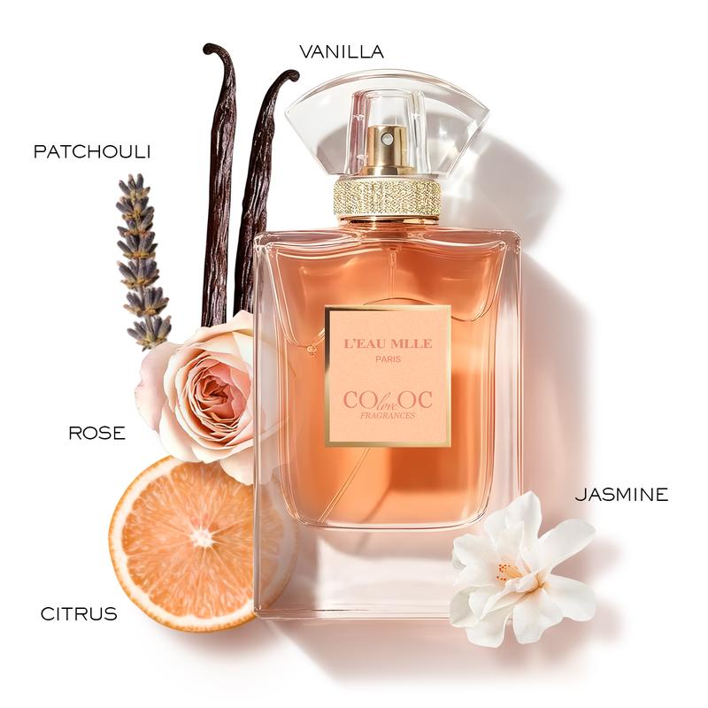 L'EAU MLLE French Perfume for Women, Fresh Floral Oriental Scent With Citrus | Rose | Vanilla | Musk, Long Lasting Eau de Parfum for Daily Wear | Luxury Fragrance Gift, A Red Empty Bottle