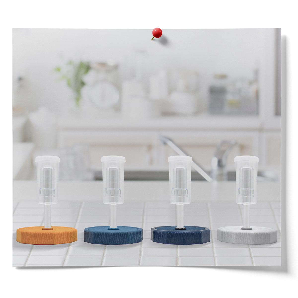 Fermentation Lids with 3 Piece Airlocks for Wide Mouth Mason Jars - 4 Pack Fermentation Lids with 3 Piece Airlocks for Wide Mouth Mason Jars - 4 Pack