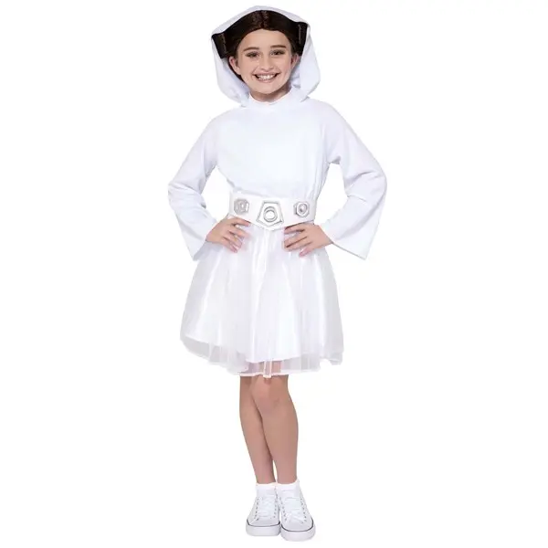 Girl's Princess Leia Star Wars Costume Dress