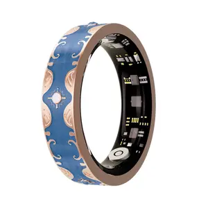 Fitness Smart Ring - Step Counter & Sleep Quality Tracker, IP68 Waterproof Wearable Activity Monitor for Men Women, 14 Days Battery Mini Magnetic GPS Car