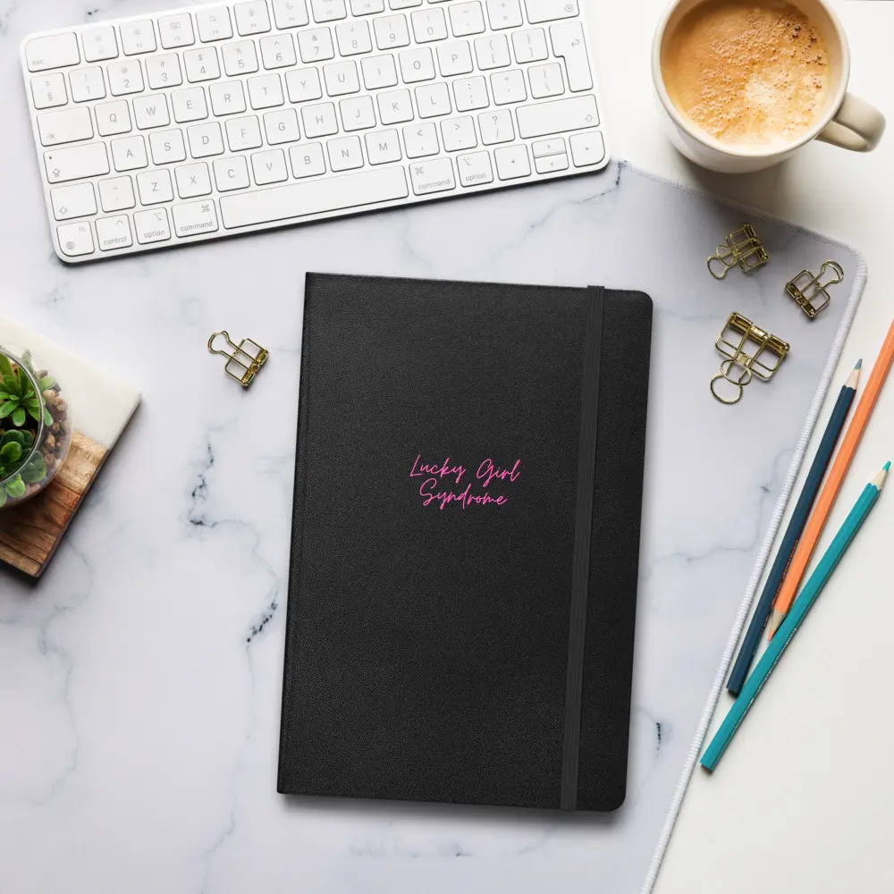 Lucky Girl Syndrome Notebook with 80 Lined Cream-Colored Pages