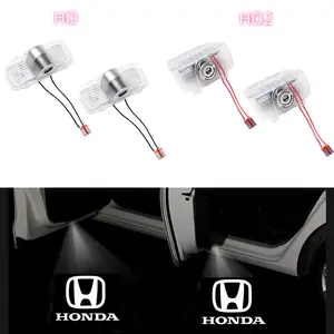 2pcs Car door light logo projector for Honda Accord/Odyssey/CR-Z/Pilot/Elysion/SPIRIOR/ Car accessories