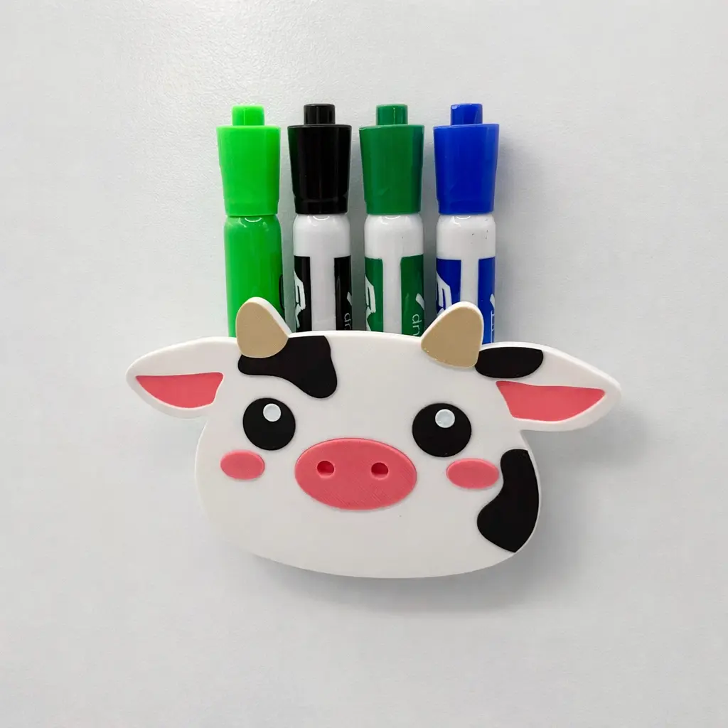 Cow Magnetic Marker Holder  | Whiteboard Organizer for Teachers