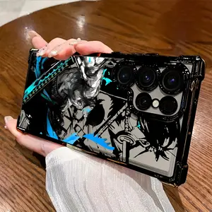 Anime Character Zoro Customized Silicone TPU Transparent Soft Phone Case - Shockproof, Drop-Resistant Protection for Galaxy S25, S24, S23, S22, S21 FE Ultra Plus 4G, 5G Devices