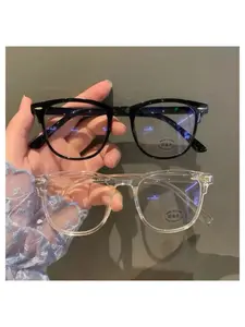 2/3 Pairs Blue Light Blocking UV Protective Glasses for Men & Women, Anti Eye Fatigue UV Protection, Photochromic Lenses, Transparent Frame, Anti Eyestrain Eyewear