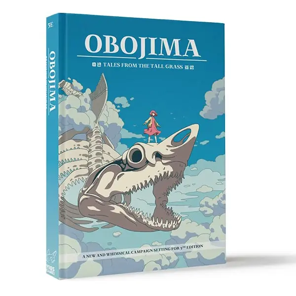 1985 Games Obojima Hardcover-Digital DND Campaign Book, Manga-Inspired Adventure, Vending Machine Dice & Deck Sets, Immersive Storytelling