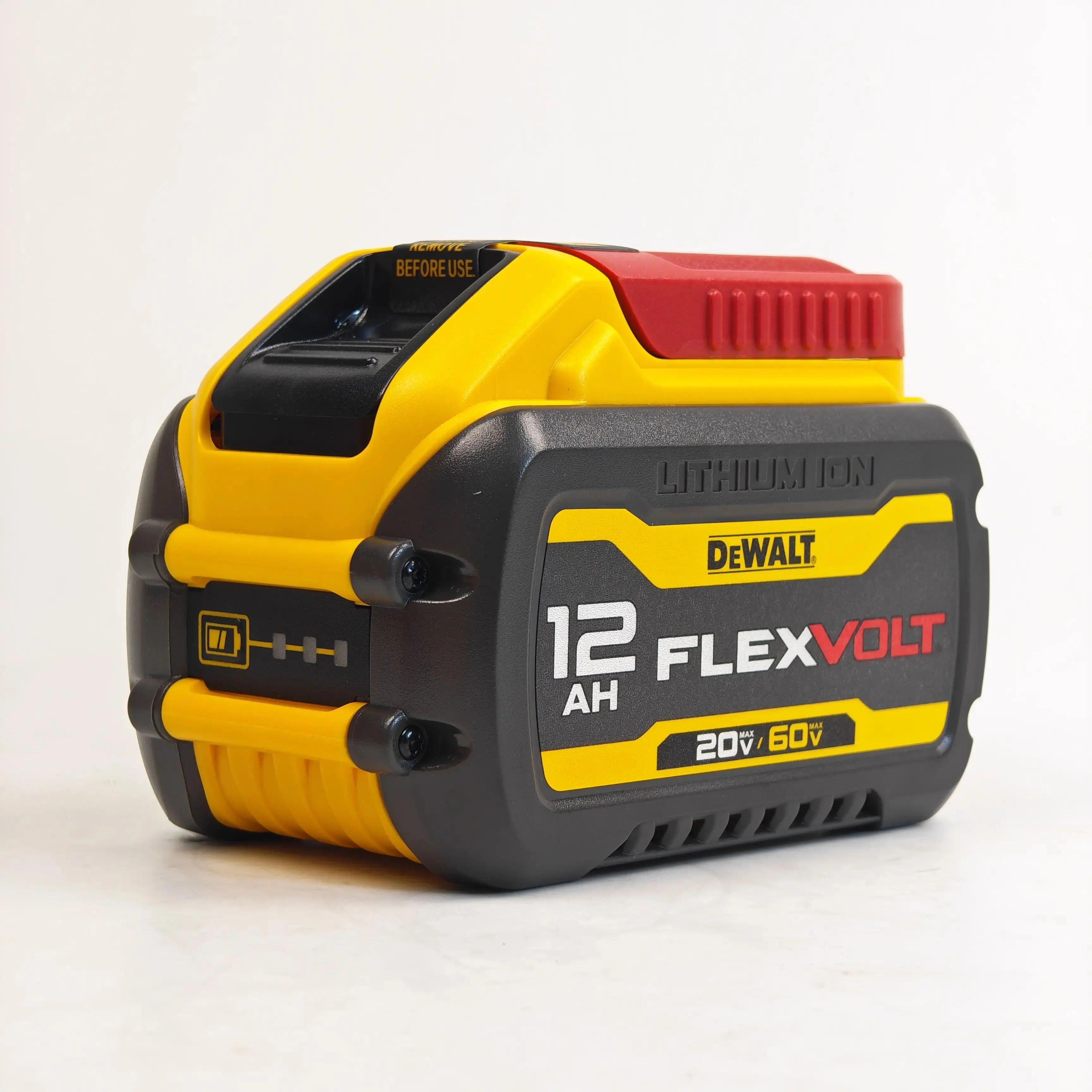 Dewalt 20V/60V Max Flexvolt Dual Voltage 12Ah Li-Ion Battery - 21700 Cells, 3-LED Gauge, Overcharge Safe, Compatible with DCB606 DCB609 DCB612, for Cordless Power Tools