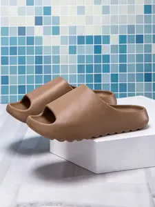 Men's Summer Simple Outdoor Bathroom Non-Slip Thick Sole Beach Fashion Comfortable Casual Couple Sandals Footwear