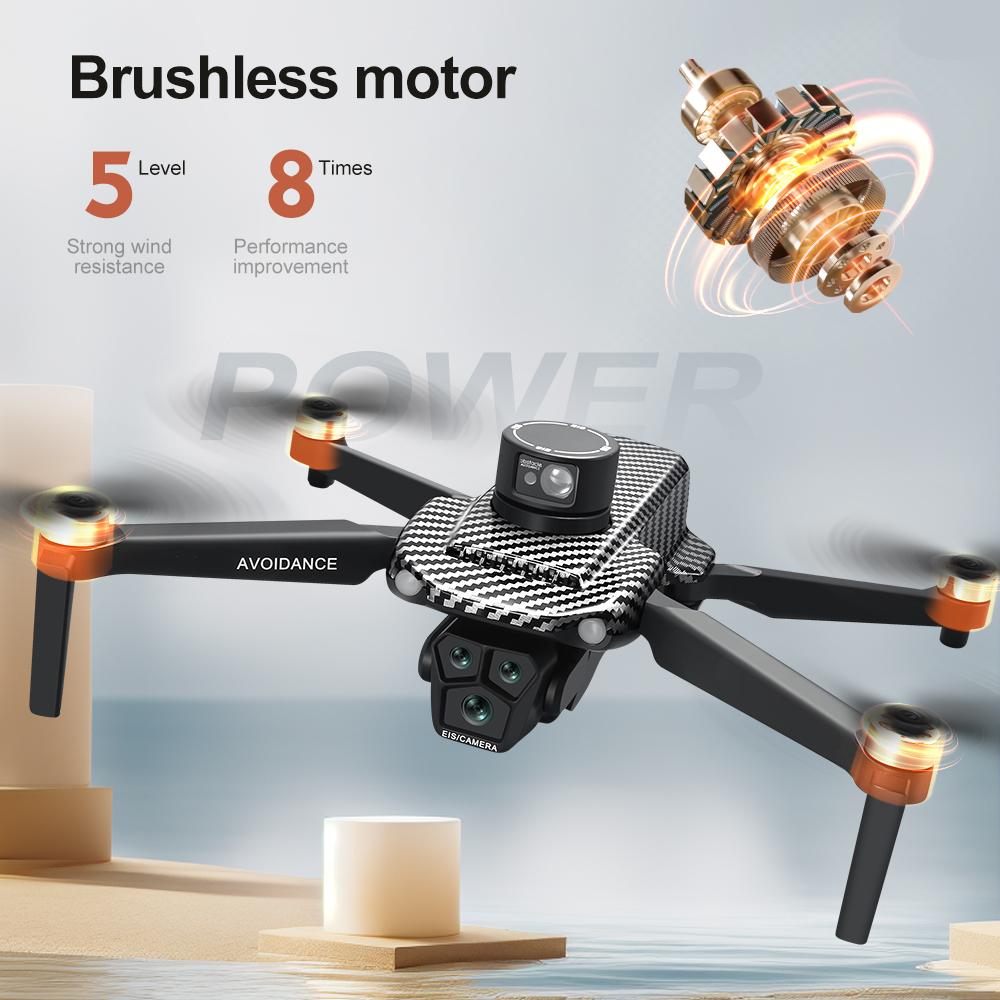 GPS Drone for Adults with 4K Dual Camera, FPV RC Quadcopter, Auto Return, GPS Follow Me, Circle Fly, 4.5" LCD Tablet Screen, Brushless Motor, Lightweight Foldable Drone for Beginners, 2 Batteries + Carrying Case Bundle Obstacle Avoidance optical flow