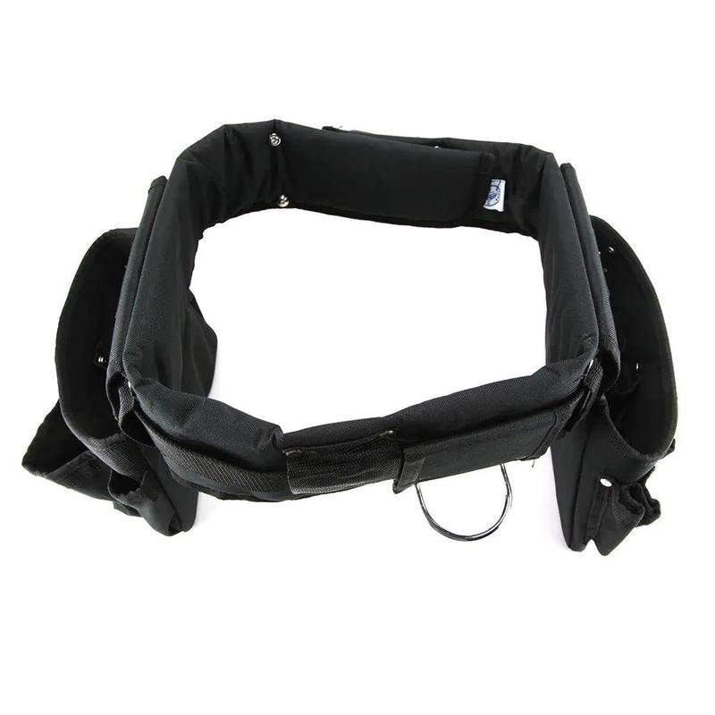 NEW black nylon electrician tool belt contractor bag storage small tools