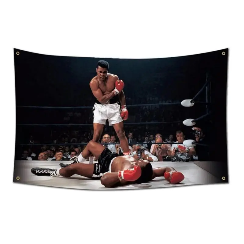Boxing Pattern Wall Hanging Backdrop, Motivational Wall Art, Wall Decor for Home Gym, Party Supplies, Room Decor, Home Decor, Festival Gifts