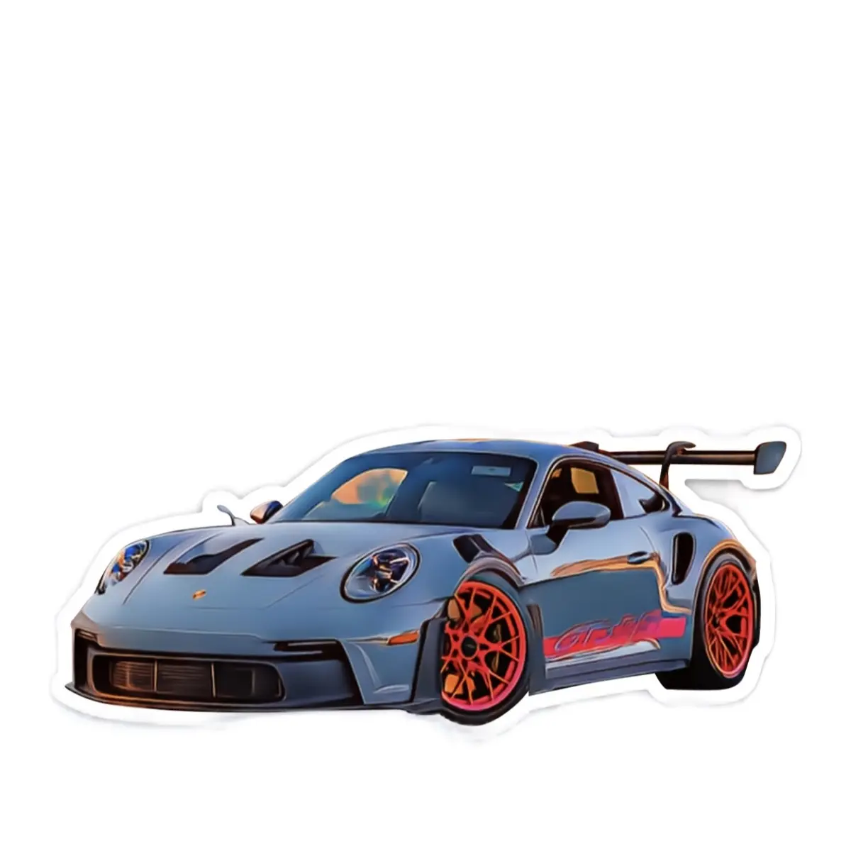 Porsche 992 GT3RS Sticker