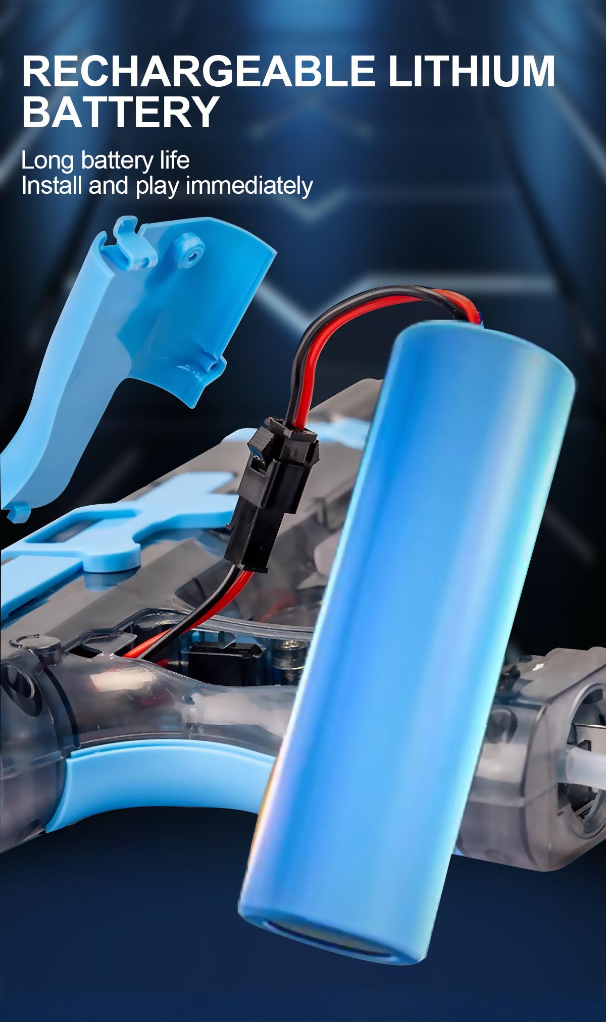 Powerful Electric Water Gun,Squirt Gun withLED Light, Rechargeable BatteryPowered ,Large Capacity Tank,Water Blaster28-32 Ft Range, for Outdoor Pool BeachBattle Play summer outdoor pool partybackyard game