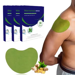 36 mugwort shoulder patches, Chinese ginger heat pack, suitable for knee joints, shoulders, and neck muscles, waist and abdominal pain, 12-hour long-lasting effect