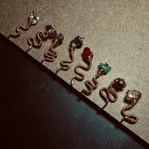 Hand made copper nose cuffs