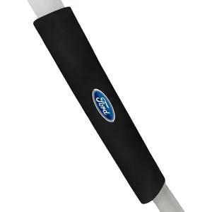 Seat Armour Ford Seat Belt Cover – Universal Fit, Soft & Machine Washable – Easy Install Multipurpose Seat Belt Armour with Officially Licensed Ford Logo