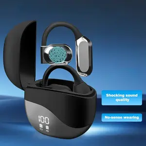 Wireless Earbuds, Headphones BT5.4 with LED Power Display Charging Case, True Wireless Earphones Deep Bass Stereo Sound TWS Microphone, ForSport Workout Gam