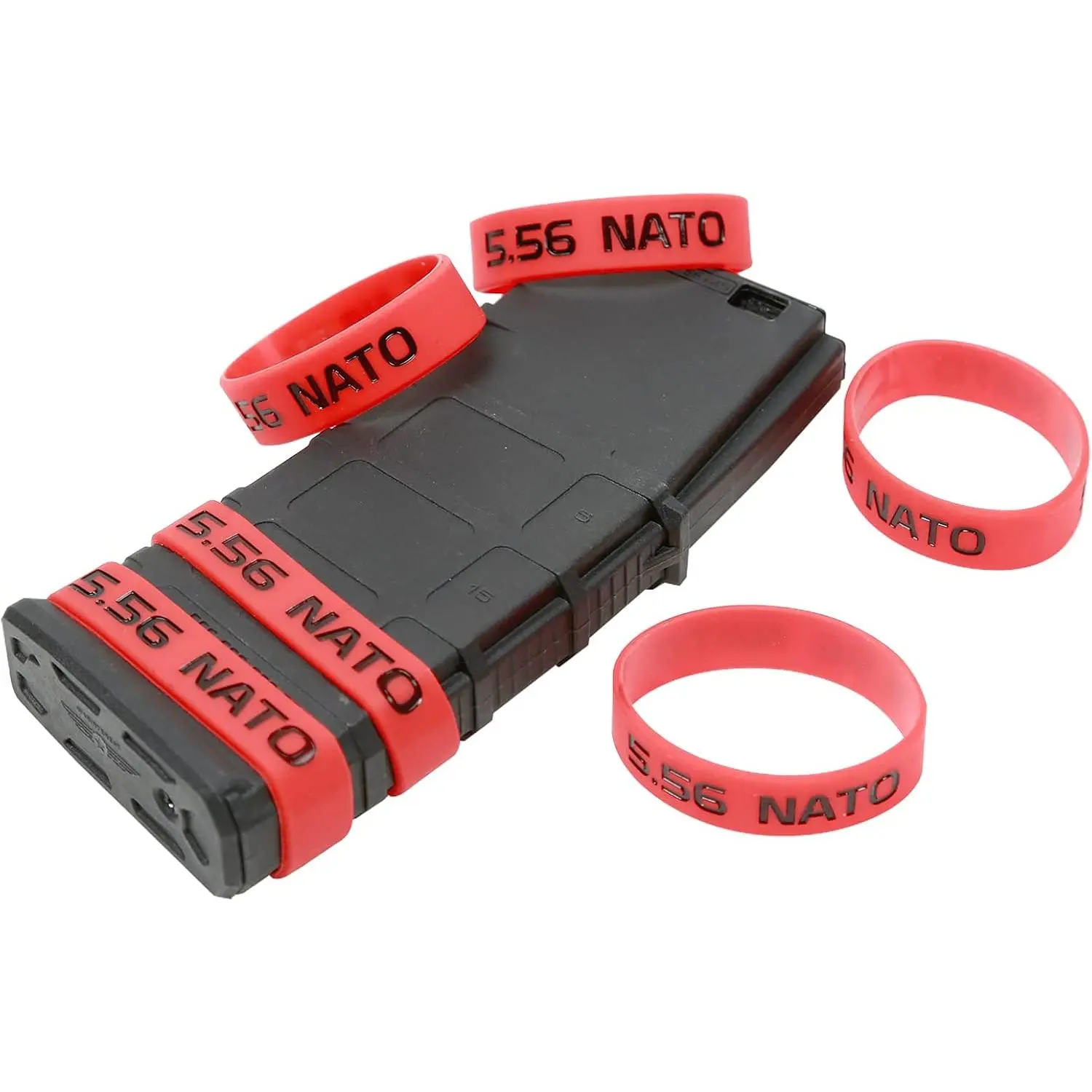 Swiilpo 5.56 Magazine Marking Band 6 Pack,By Traiisutor
