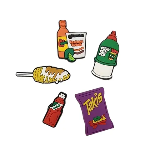 Colorful Mexican Shoe Charms - 5ct Snack Bundle