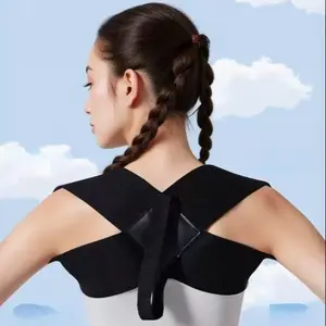 Breathable Shoulder Strap Back Stretch Band, Easy On-Off Large Elasticity, Comfortable Protective Shoulder Support, Adjustable Shoulder Brace