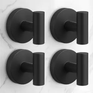 Suction Cup Hooks Set, Glass Window Tile Mirror Mounts, Detachable Shower Hooks, Bathroom Metal Towel Hook