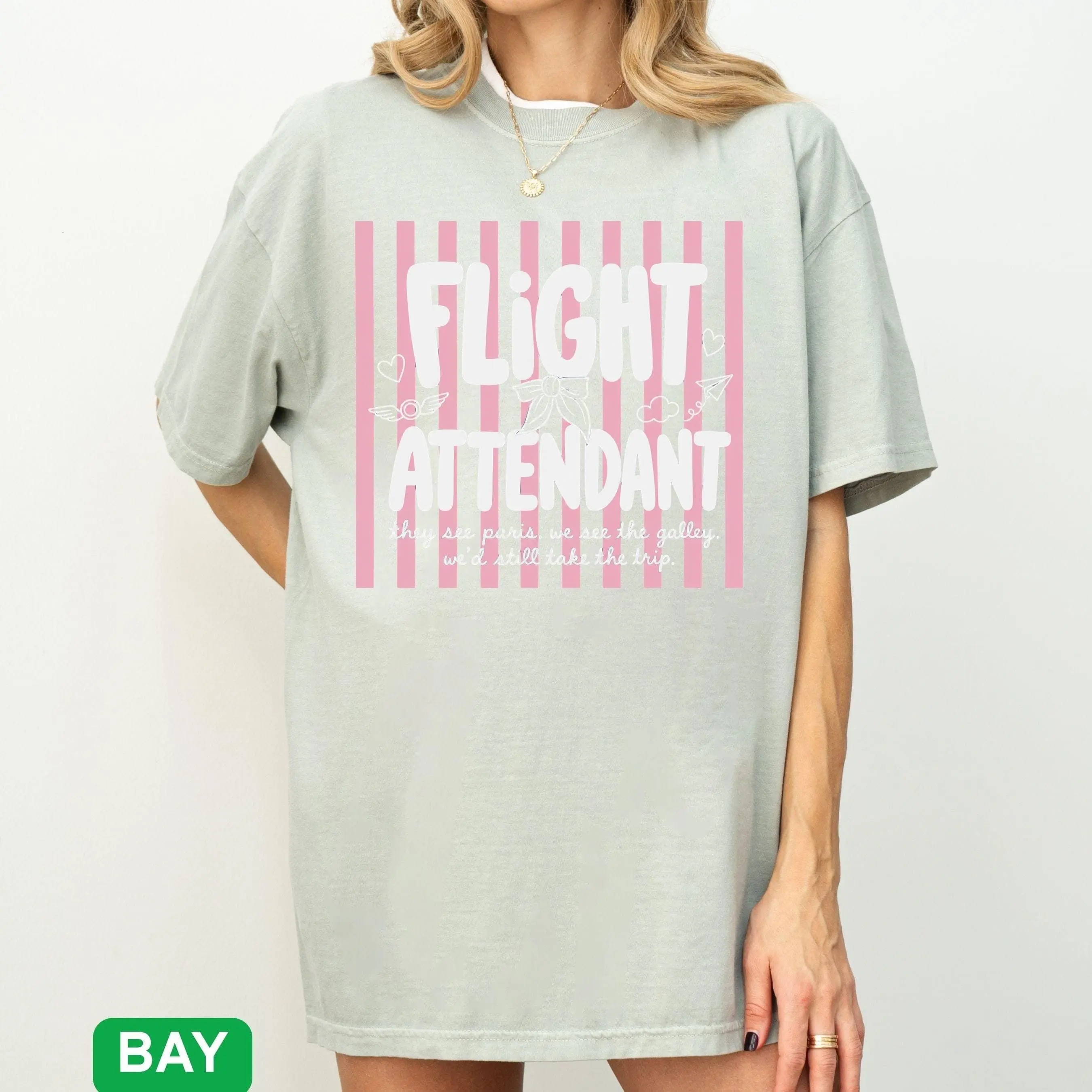 Funny Flight Attendant Shirt, Retro Cabin Crew Tee, New Flight Attendant Gift, Aviation Graphic T-Shirt