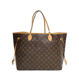 Pre-owned Louis Vuitton PVC Tote Bags Neverfull Large 39 seedless bag with monogram gold buckle 2013