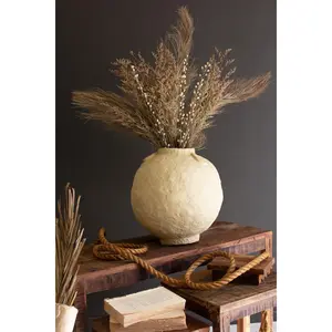 Paper Mache Urn - 15" Small