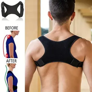 Back correction belt with memory foam neck support to prevent hunchback for adults, men, women, children, and students, posture correction shoulder and back support
