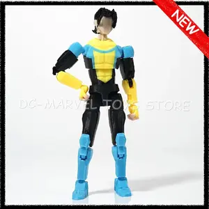 New In Stock 3d Printed Invincible Boy Wolf Cut Mark Light Blue Mark Stripe Mark Dummy13 T13 Multi-Jointed Action Figure Toys