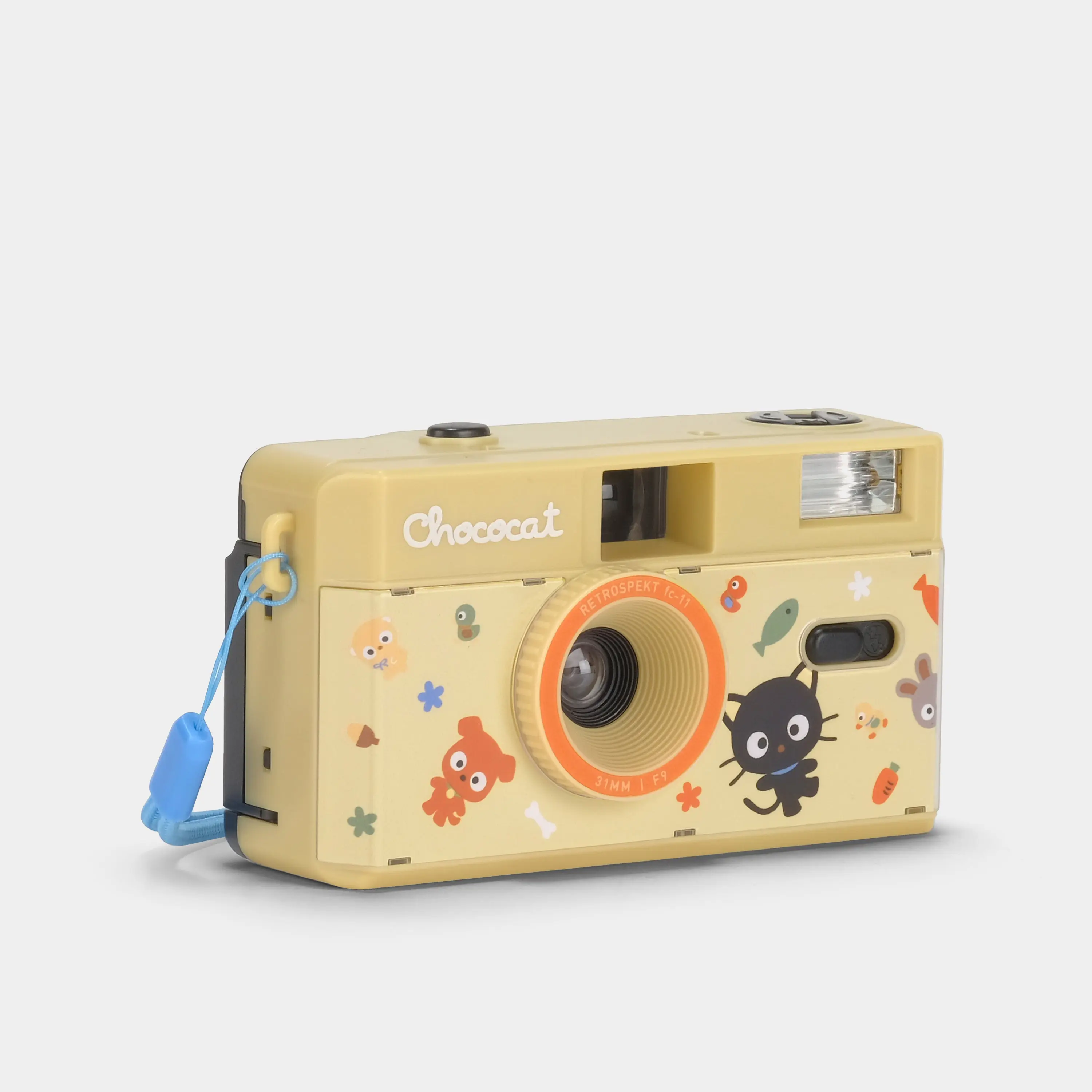 Chococat Classic 35mm Cartoon Film Camera with Built-in Flash and Fixed Lens