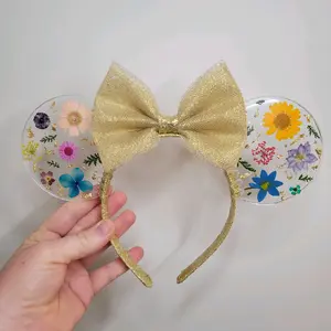 Floral Resin Ears