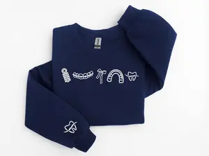 Embroidered Orthodontist Sweatshirt, Orthodontics Hoodie, Orthodontics Crewneck, Orthodontist Office, Dental Assistant Shirt