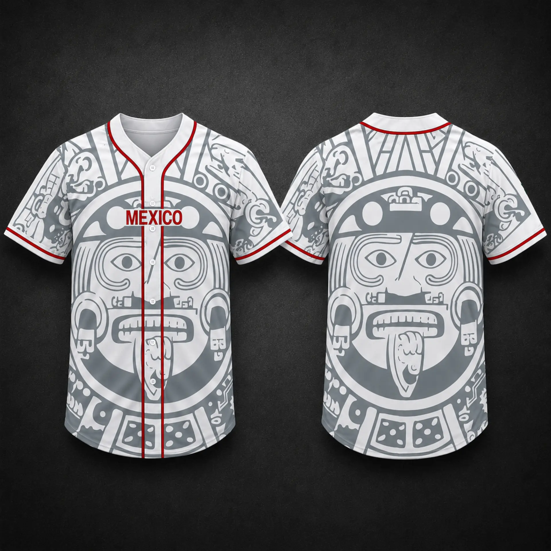 Mexico Baseball Adult And Youth Jersey, Mexican Independence Day Shirt, Aztec Graphic Apparel, Patriotic Button Up, Fiesta Outfit, Heritage Clothing, Family Matching Gift, Cinco de Mayo Jersey