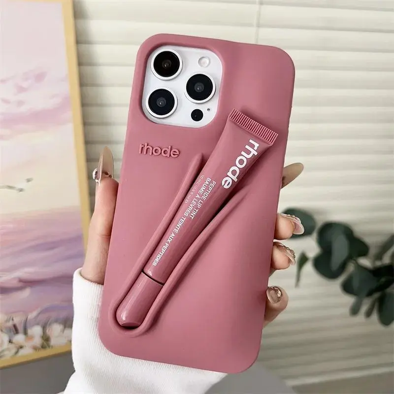 Rhode Phone Case with Built-in Pen Holder for iPhone 13 Pro Max - Stylish and Functional Design