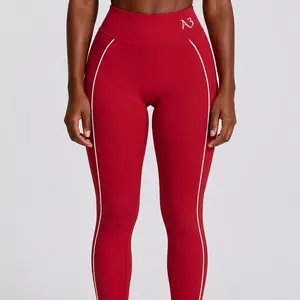 2 3 Red Precision Sculpt Leggings