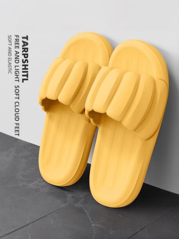 Women's Eva Flat Non-Slip Bath Slippers, Soft Indoor Outdoor Casual Shoes, Unisex Comfortable Home Footwear, Simple Style, Soft Sole Slippers, Lightweight Slippers