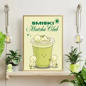 Smiski Matcha Club Poster No Frame