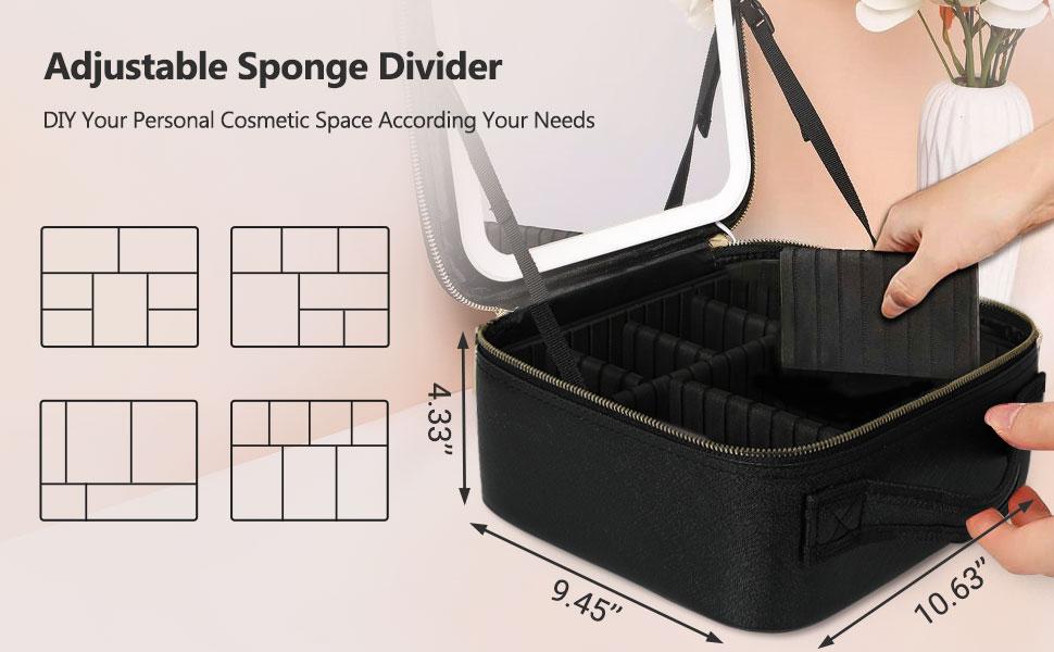 Portable Makeup Bag Colorful Matte Waterproof, TikTokShopBlackFriday Customizable Storage, Perfect for Travel  Makeuporganizer  Pouch, Made for Girls on the Go Zipper