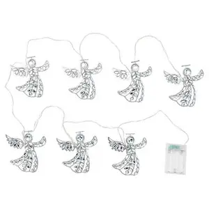 August & Leo 6' Jeweled Angel String Lights